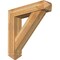 Ekena Millwork Traditional Arts and Crafts Rough Sawn Bracket w/ Offset Brace, Western Red Cedar, 8"W x 36"D x 36"H BKT0806X36X36TRA03RWR - alternate 1